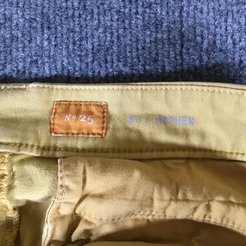 Pilcro and The Letterpress Hyphen low rise chino pants women’s size 25 - Picture 4 of 10